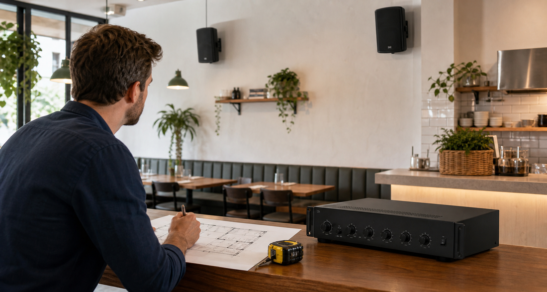 CCF Audio restaurant background music system planning