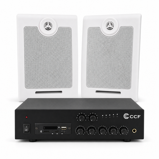 CCF PA System Set with 6.5 inch Wall Speakers natural main image