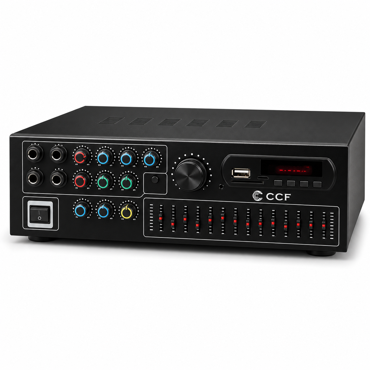 CCF 2 Channel Bluetooth Home Karaoke Amplifier natural main image