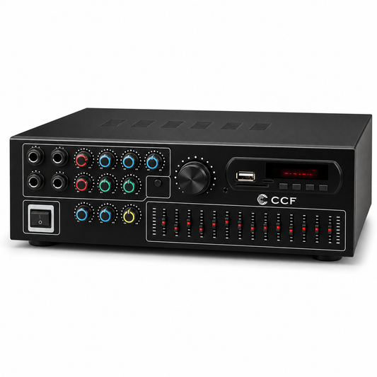 CCF 2 Channel Bluetooth Home Karaoke Amplifier natural main image
