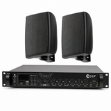 CCF 2/3/5 Zone PA System Set with 4 inch Wall Speakers natural main image