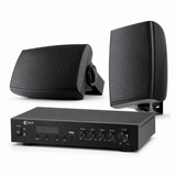 CCF 2/3/5 Zone PA System Set with 4 inch Wall Speakers natural gallery image 2