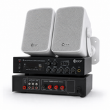 CCF 2/3/5 Zone PA System Set with 4 inch Wall Speakers natural gallery image 4