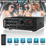 CCF 6000W 2.1CH Karaoke Amplifier-9