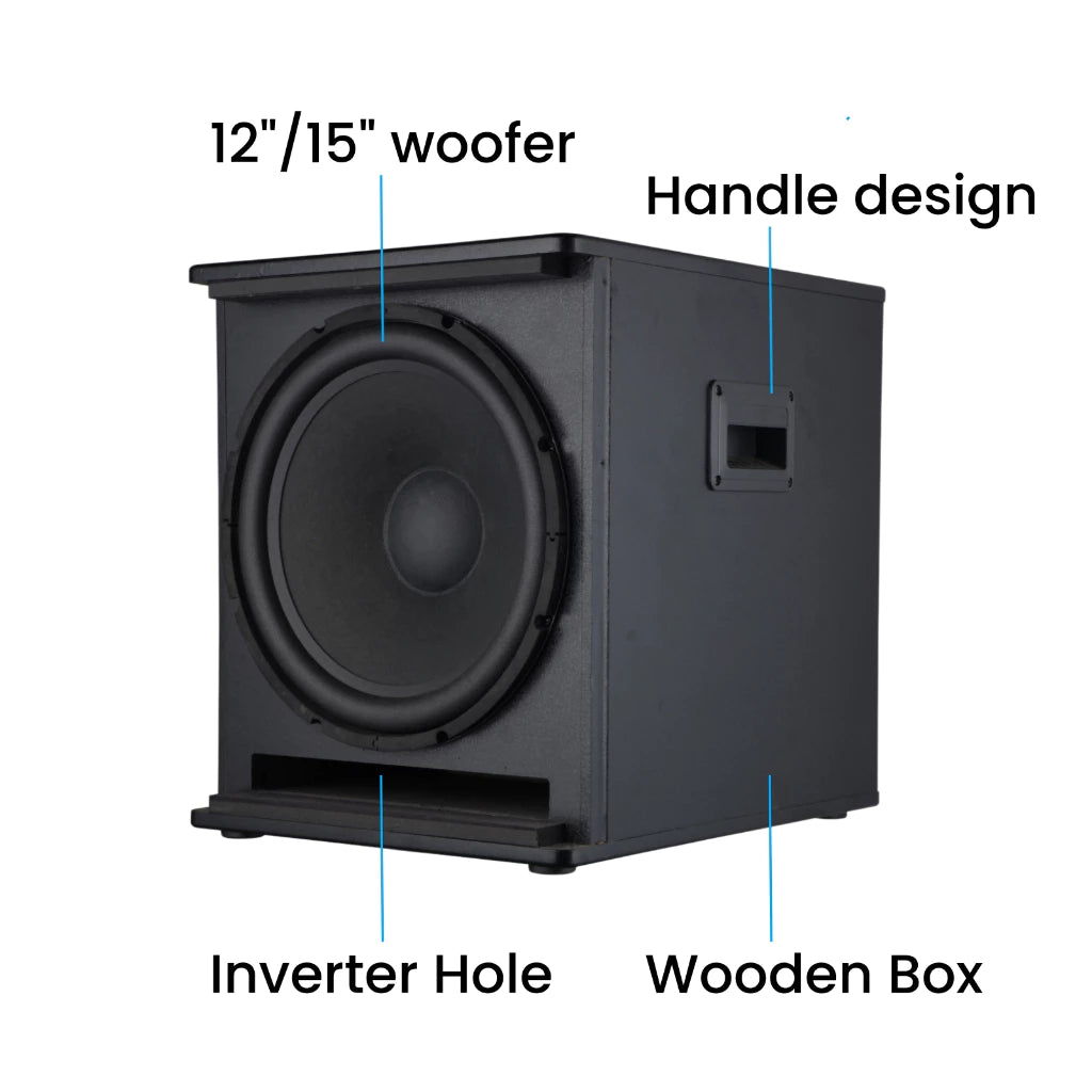 CCF 12/15 inch Subwoofer Speaker 1-pcs Passive SUB Woofer 12" 15" Speakers Audio Bass SW