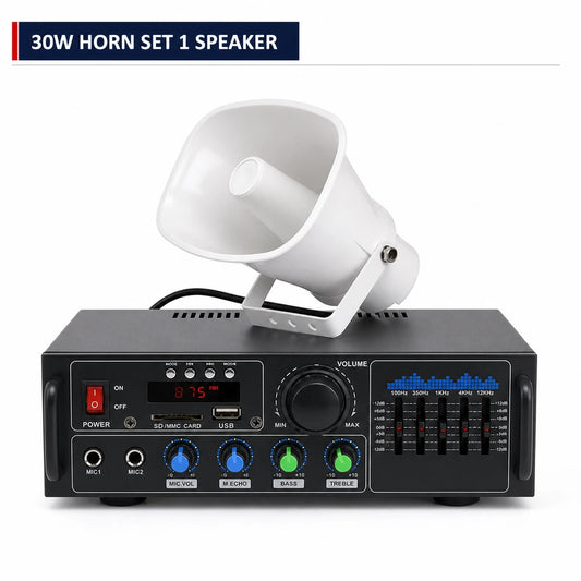 30W Horn Speaker Amplifier Set 1 Speaker-1
