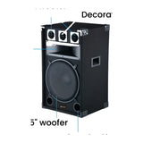 CCF 12 inch Horn Karaoke Speaker 2 pcs