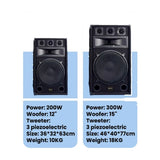 CCF 15 inch Horn Karaoke Speaker 1 pc