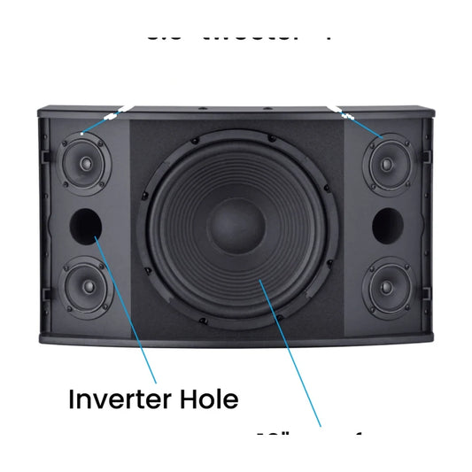 CCF 12 inch Passive Karaoke Speaker Pair original gallery image 2