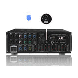CCF 2 Channel Bluetooth Home Karaoke Amplifier prepared gallery image 3