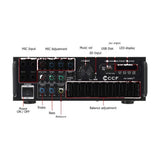 CCF 2 Channel Bluetooth Home Karaoke Amplifier prepared gallery image 6
