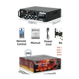 CCF 2 Channel Bluetooth Karaoke Amplifier With Display
