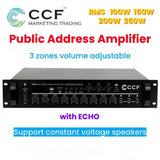CCF 3 Zone Bluetooth PA Amplifier 70V/100V RMS 200W