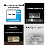 CCF 3 Zone Bluetooth PA Amplifier 70V/100V RMS 150W