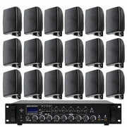 CCF 70V 110V 5 inch Wall Speaker PA System Set 4 Speakers - Type: 18-speaker set