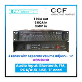 CCF PA System Set with 6.5 inch Wall Speakers 3 Speaker Set