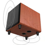 CCF 10 inch Active Subwoofer Speaker 2.1 Channel Maple-12
