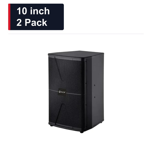 CCF 10 inch Crisp Sound Karaoke Speakers 2 Pack-1