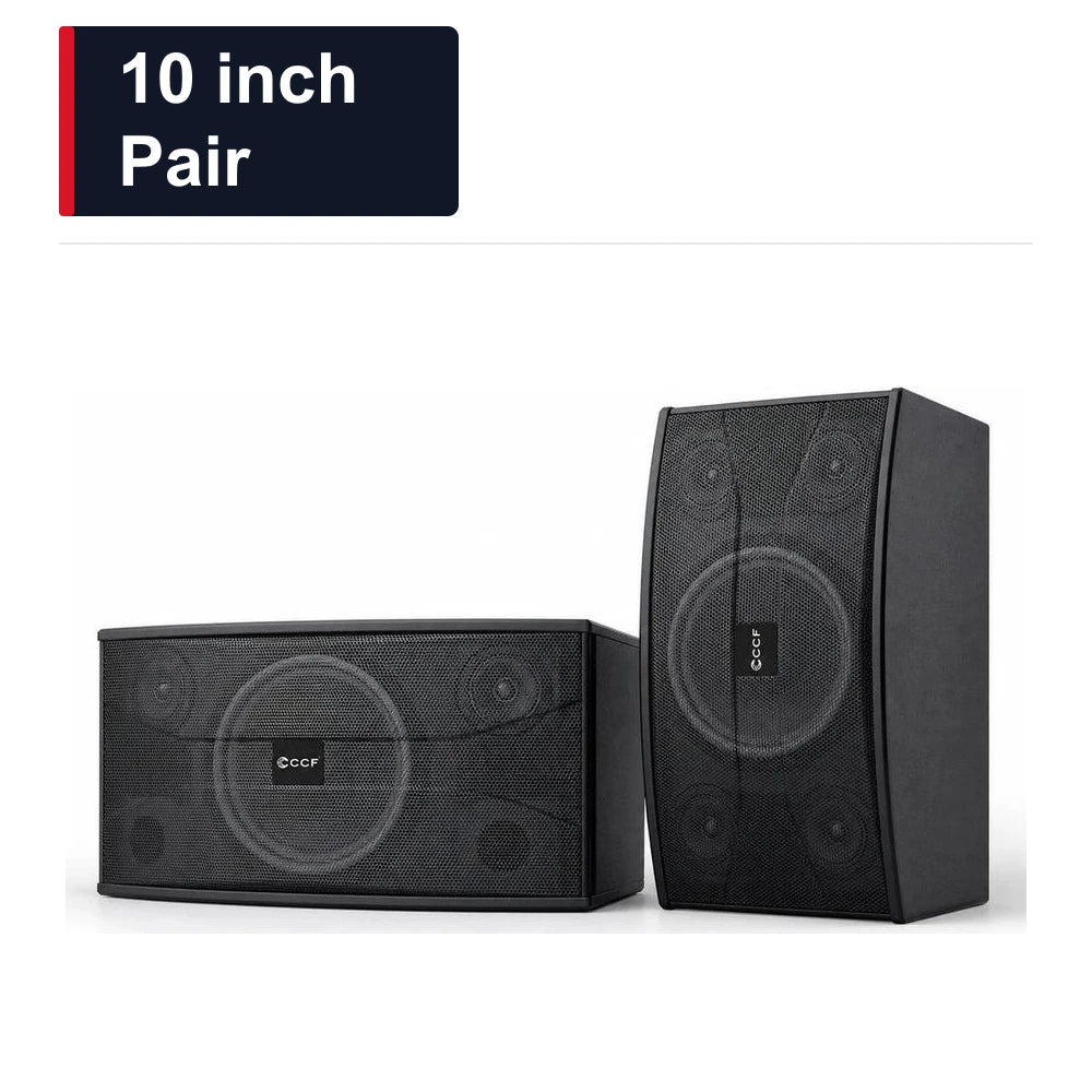 CCF 10 inch Passive Karaoke Speaker Pair-1