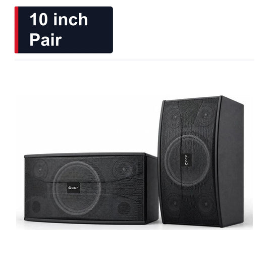 CCF 10 inch Passive Karaoke Speaker Pair-1