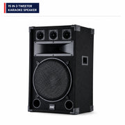 CCF 15 inch 3 Tweeter Karaoke Speaker 1 Pack-1