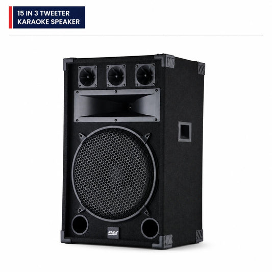 CCF 15 inch 3 Tweeter Karaoke Speaker 1 Pack-1