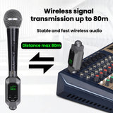CCF 2.4G XLR Wireless Microphone Converter 1 to 2-7