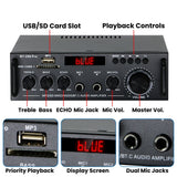 CCF 298 PRO 2 Channel Mini Bluetooth Karaoke Amplifier-4