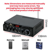 CCF 298 PRO 2 Channel Mini Bluetooth Karaoke Amplifier-7