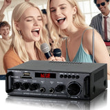 CCF 298 PRO 2 Channel Mini Bluetooth Karaoke Amplifier-8