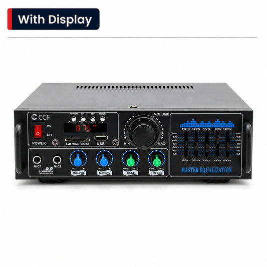 CCF 2 Channel Bluetooth Karaoke Amp With Display-1