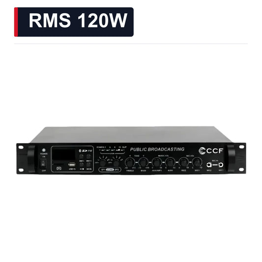 CCF 2 Zone 70V 100V PA Amplifier RMS 120W-1