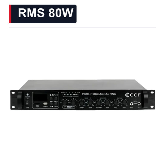 CCF 2 Zone 70V 100V PA Amplifier RMS 80W-1