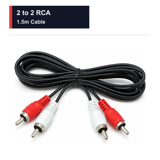 CCF 2 to 2 RCA Audio Cable 1.5m-1