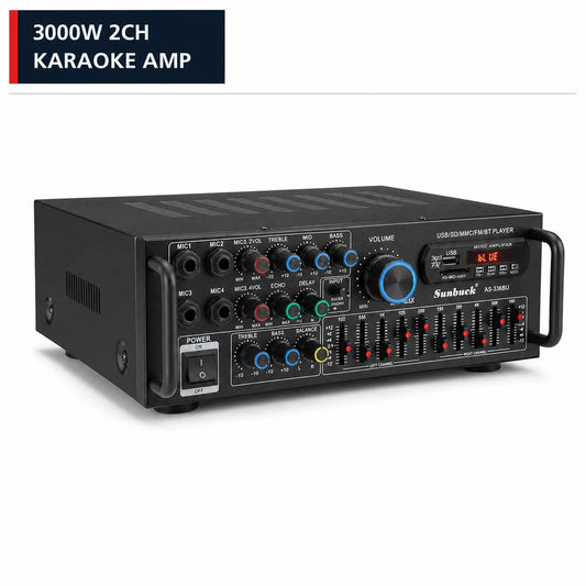 CCF 3000W 2CH Karaoke Amplifier-1