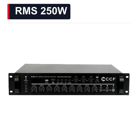 CCF 3 Zone 70V 100V PA Amplifier RMS 250W-1