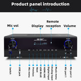 CCF 5.1CH Optical Coaxial Karaoke Amplifier 6500W-Black-10