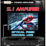 CCF 5.1CH Optical Coaxial Karaoke Amplifier 6500W-Black-2