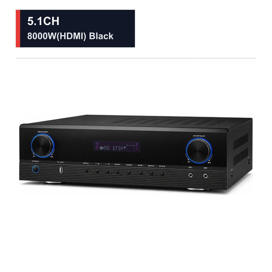CCF 5.1CH Optical Coaxial Karaoke Amplifier 8000W(HDMI)-Black-1