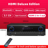 CCF 5.1CH Optical Coaxial Karaoke Amplifier 8000W(HDMI)-Black-2