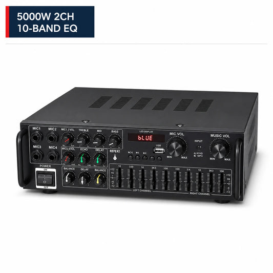 CCF 5000W 2CH 10-Band EQ Amplifier-1