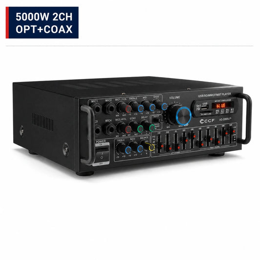 CCF 5000W 2CH Optical Coaxial Amplifier-1