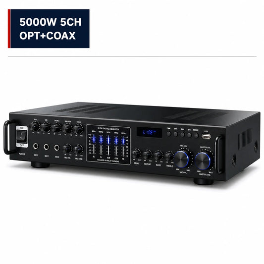 CCF 5000W 5 Channel Optical Coaxial Amplifier-1