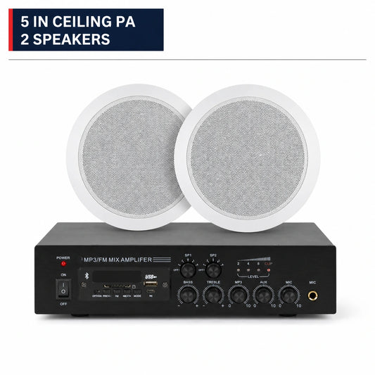 CCF 5 inch Ceiling Speaker PA System 2 Speakers-1