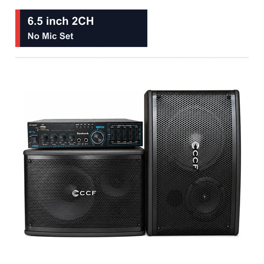 CCF 6.5 inch 2CH Karaoke Set No Mics-1