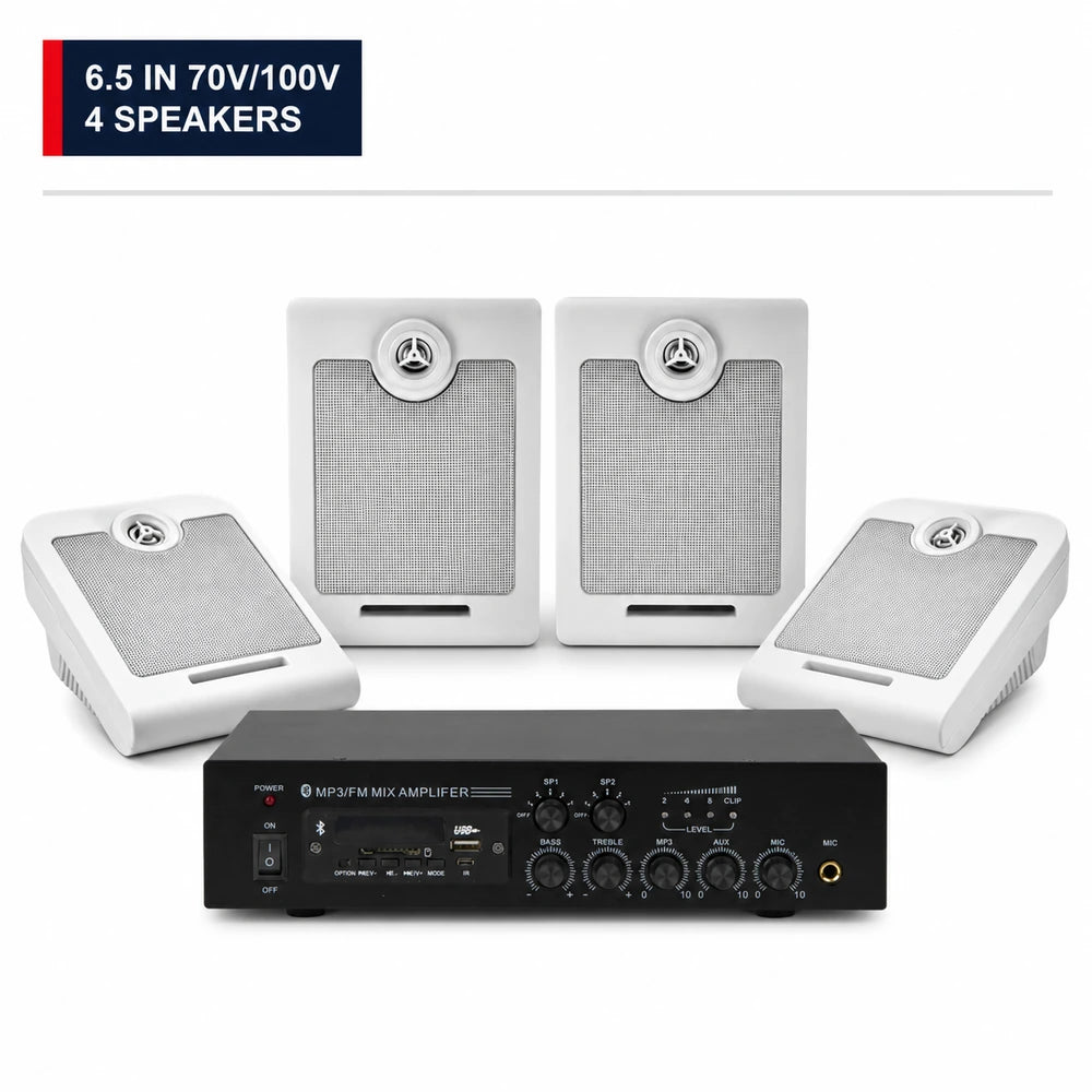 CCF 6.5 inch 70V 100V PA System 4 Speakers product image