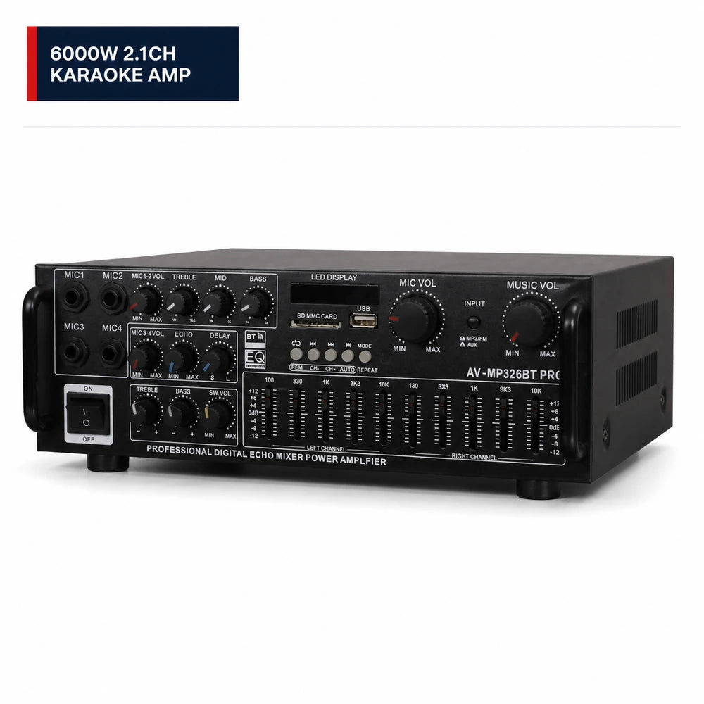 CCF 6000W 2.1CH Karaoke Amplifier-1