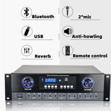 CCF 6000W 4 Channel Optical Coaxial Karaoke Power Amplifier-11