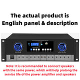 CCF 6000W 4 Channel Optical Coaxial Karaoke Power Amplifier-4