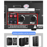 CCF 6000W 4 Channel Optical Coaxial Karaoke Power Amplifier-6